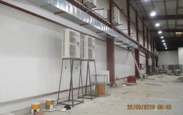Réalisation de système de climatisation et de renouvellement d’air projet USINE DE PRODUCTION DE THON SARL I.C.C INDUSTRIAL CANNING COMPANY